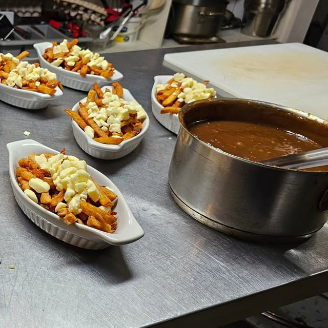 Poutine maison.